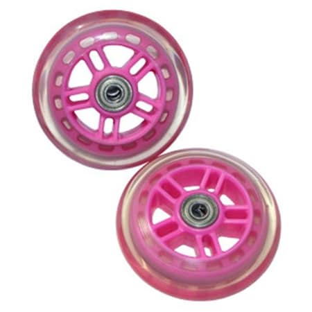 Razor Usa Razor 134932-PK Set Of Two 98MM Replacement Wheels For Razor A And A2 Kick Scooter - Pink 134932-PK